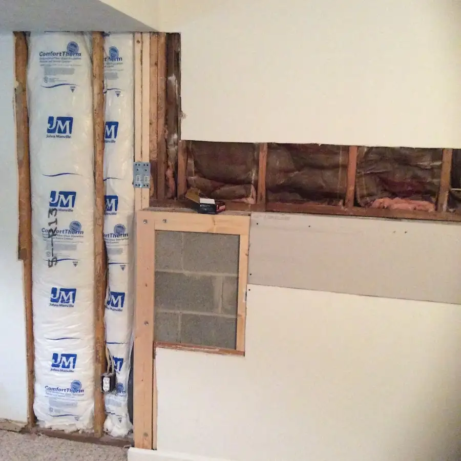 Wall insulation replacement during Basement Flood Cleanup in Nanakuli